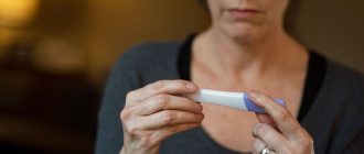 Женщина в менопаузе и тест на беременность