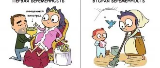 Сравнение первой и второй беременности