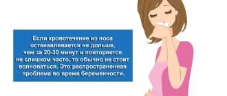 Кровь из носа у беременной